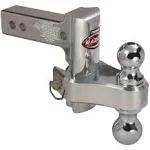 Trimax Trz4al-rp Razor 4in Aluminum Adjust Hitch-Dual Ball