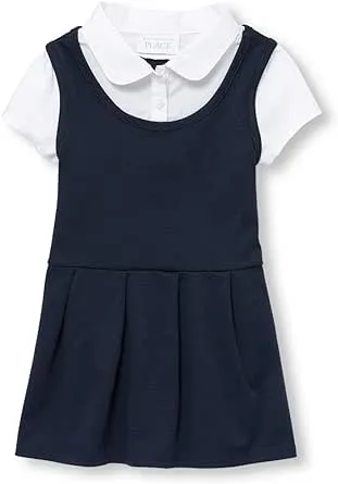 The Children's Place Girls' Short Sleeve Ponte Dress