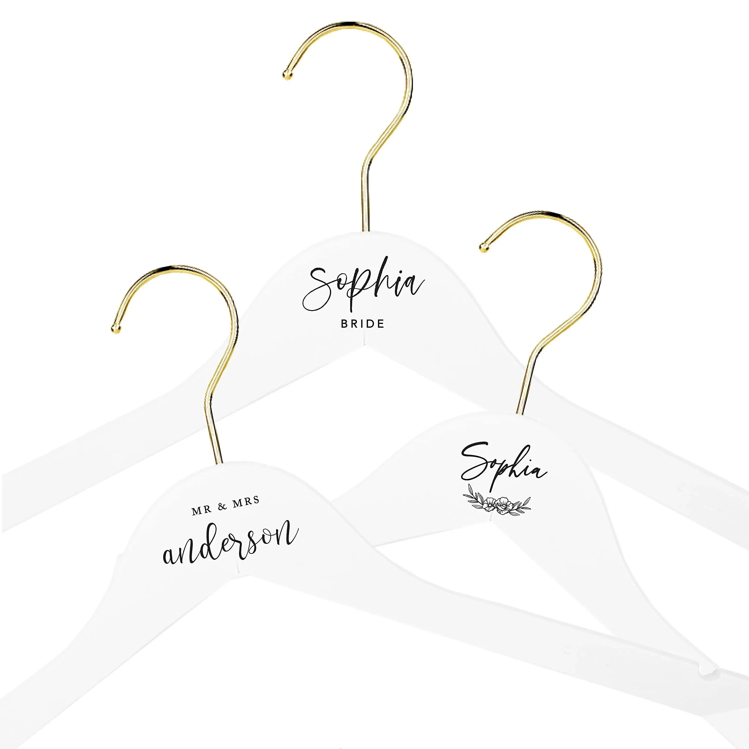 Andaz Press Personalized Bridal Hangers