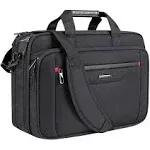 VANKEAN Laptop Briefcase Premium Laptop Case Fits Up to 17.3 inch Business Shoulder Bag Laptop Expandable Water-Repellent Messenger Bag for Men/ Women