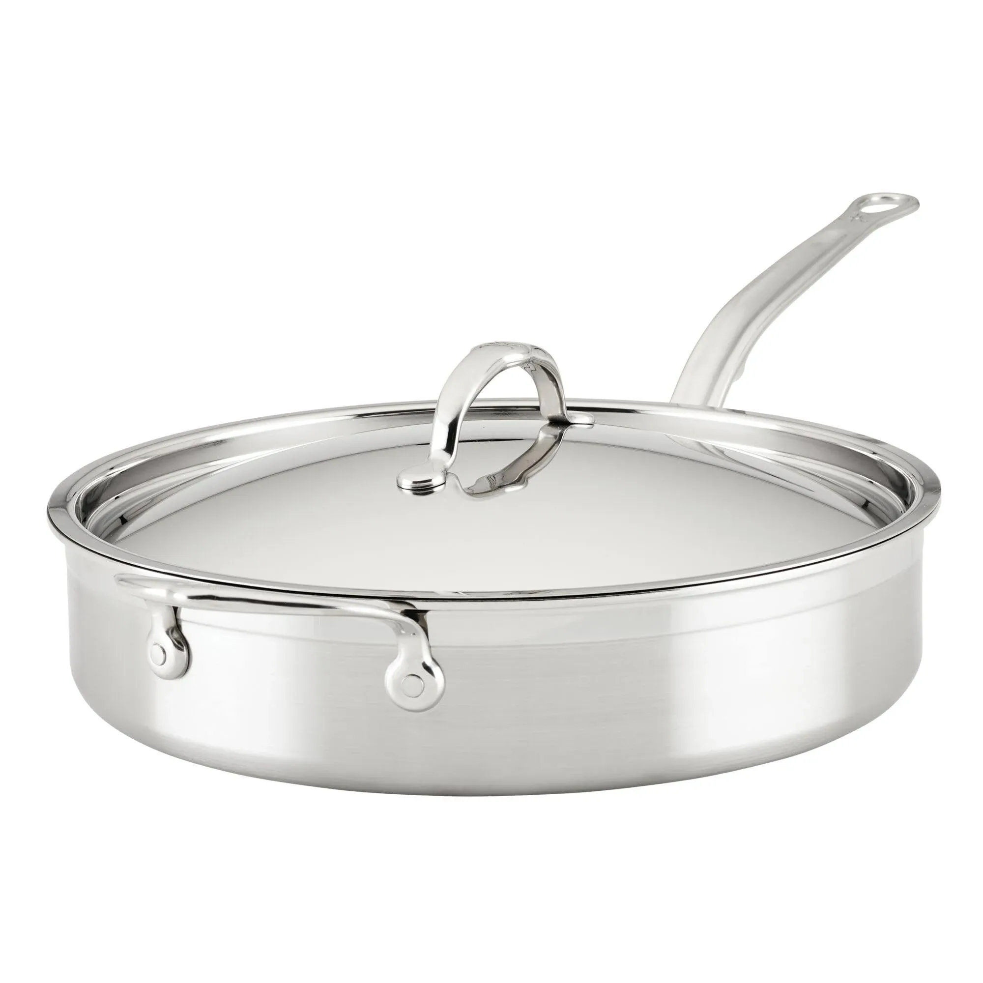 Hestan ProBond Non-Stick Stainless Steel Saute Pan Size: 5 Quarts