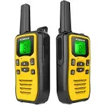 Profressional Walkie Talkies for Adults, Rechargeable Two Way Radios Yellow