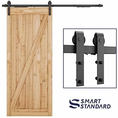  6.6 FT Sliding Barn Door Soft Close Hardware Kit  Smoothly and Quietly