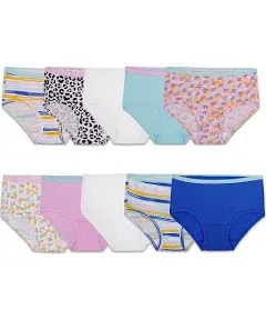 Fruit of the Loom Girls' Cotton Brief Underwear