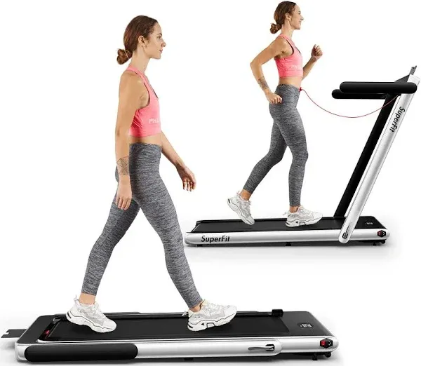 Goplus 2 in 1 Folding Treadmill