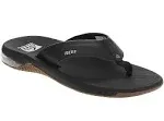 Reef Men's Anchor Flip-Flops | Black/Silver | Size 13