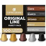 ESPRESSORO USDA Organic Espresso Pods 100 ct Variety Pack