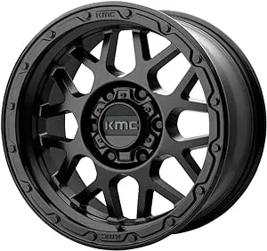 KMC Wheels KM535 Grenade Off-Road Matte Black Wheel with Aluminum (16 x 8. inches /6 x 139 mm, -6 mm Offset)