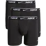 Nike Men's Dri-Fit Essential Cotton Stretch Boxer Briefs – 3 Pack, Small, Black