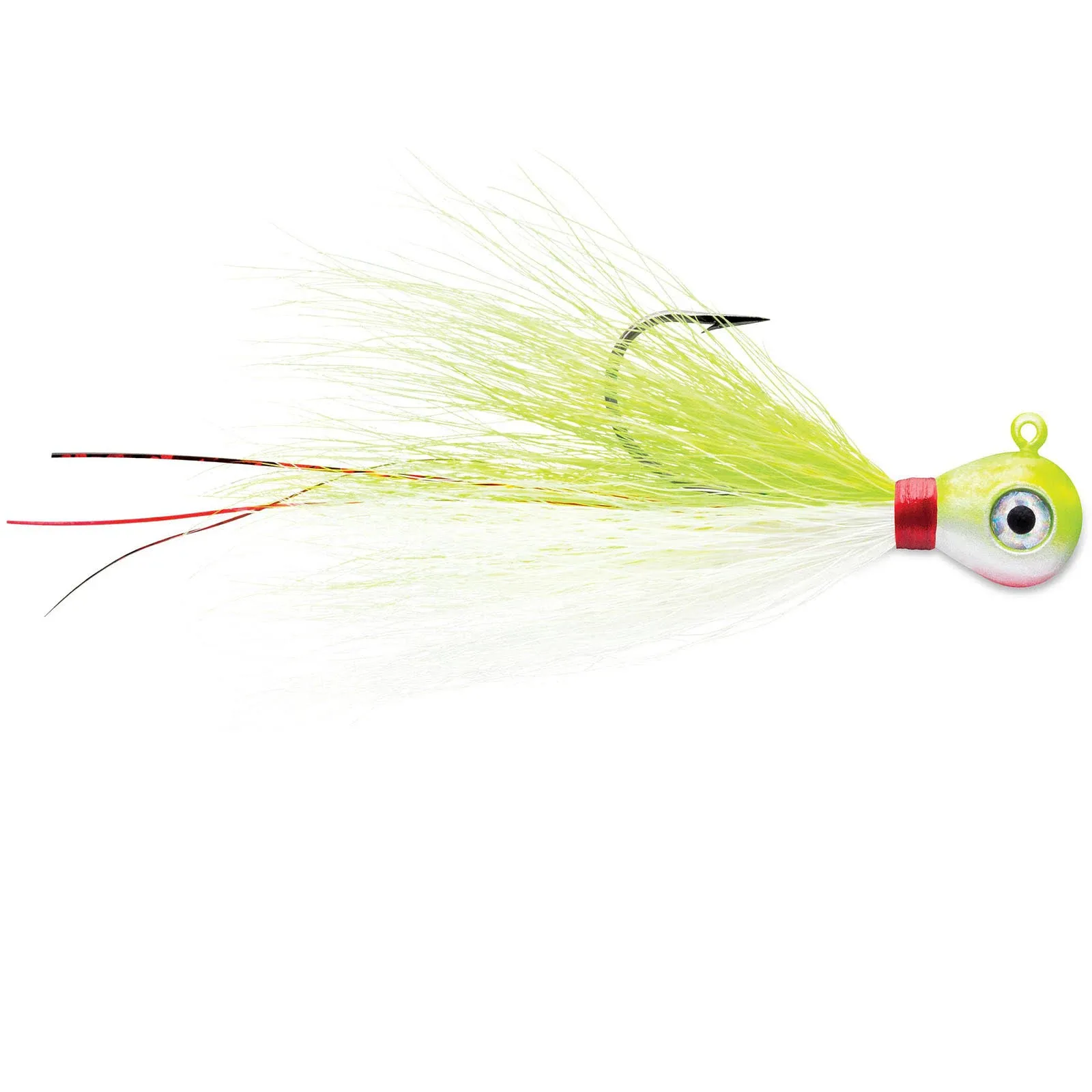 VMC Bucktail Jig Chartreuse White 1/2oz BKJ12-CHW