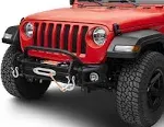 Rugged Ridge 11549.05 - 18-20 Jeep Wrangler JL/JT Arcus Front Bumper Set w/ Overrider