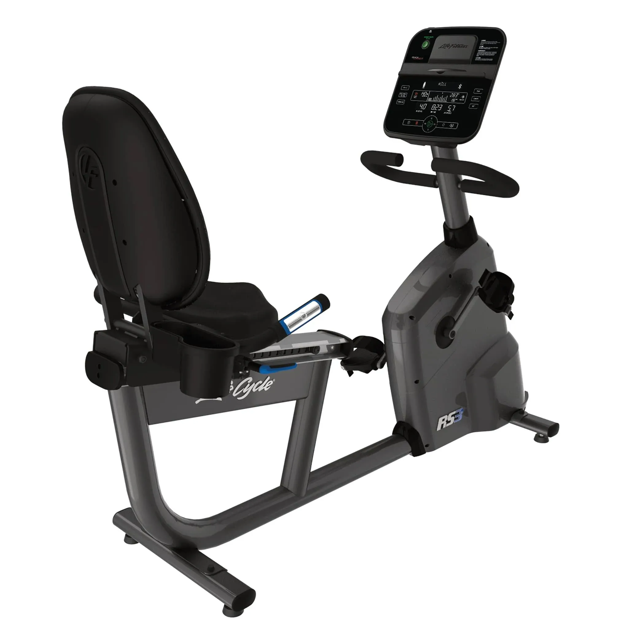 RS3 Recumbent Step-Through Lifecycle Exercise Bike with Track Connect 2.0 Console