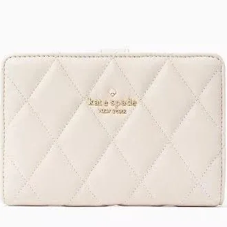 Kate Spade Carey Smooth Quilted Leather Top Handle Trunk Crossbody\u205fWITH WALLEYT