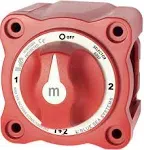 Blue Sea 6007 M-Series Mini Selector Battery Switch - Red