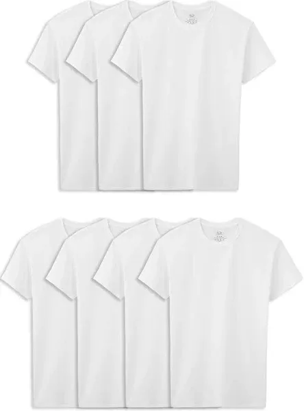 Fruit of the Loom Boys' Big Boys' and Toddler Boys' Crew Tee (Pack of 3)