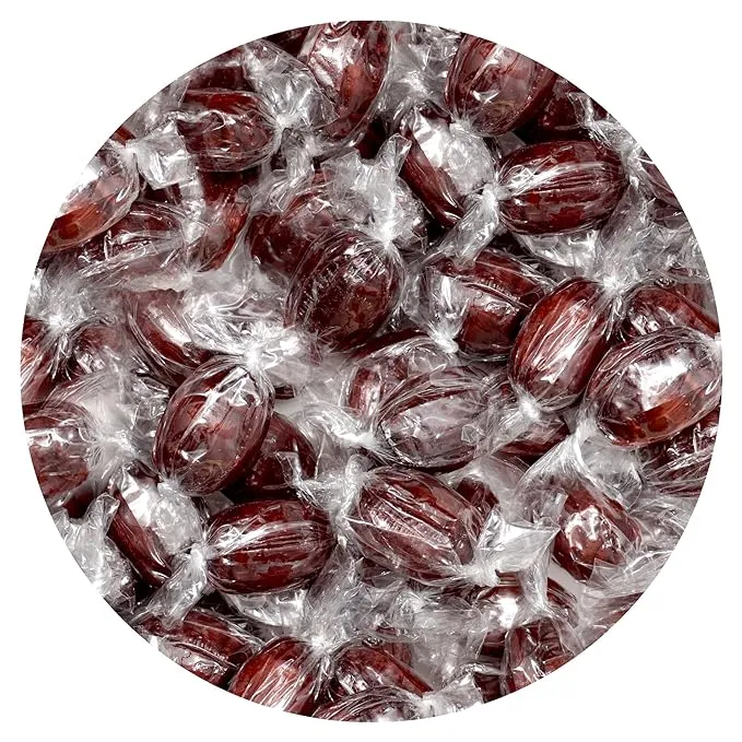 Root Beer Barrels Hard Candy - 2lb Bulk Bag (Approximately 130 pcs) - Old Fashioned Hard Candy - Individually Wrapped Bulk Candy - The Hampton Popcorn & Candy Company