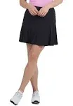 IBKUL Flounce Black Skort (20000-BLK)