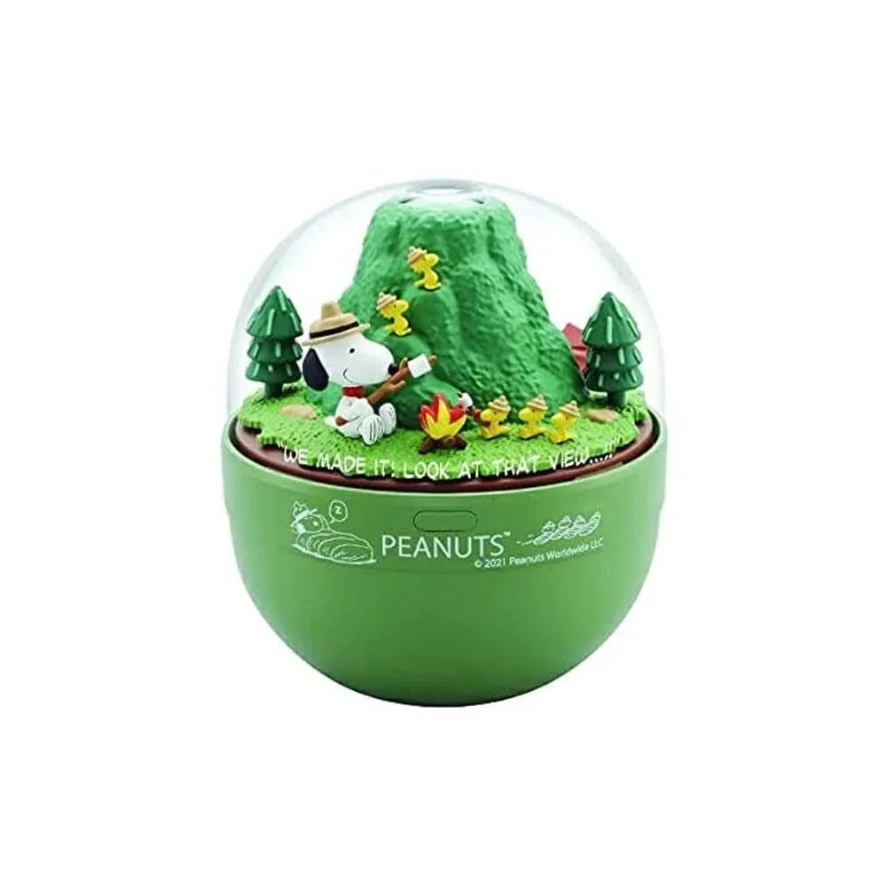 NEW Peanut Beagle Scout Humidifier SHINE Snoopy Woodstock Holiday Green, Plastic