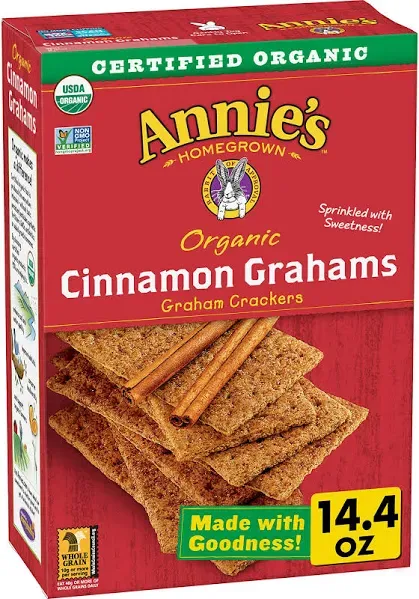 Annie's Organic Cinnamon Graham Cracker Bricks Graham Bricks 14.4 oz