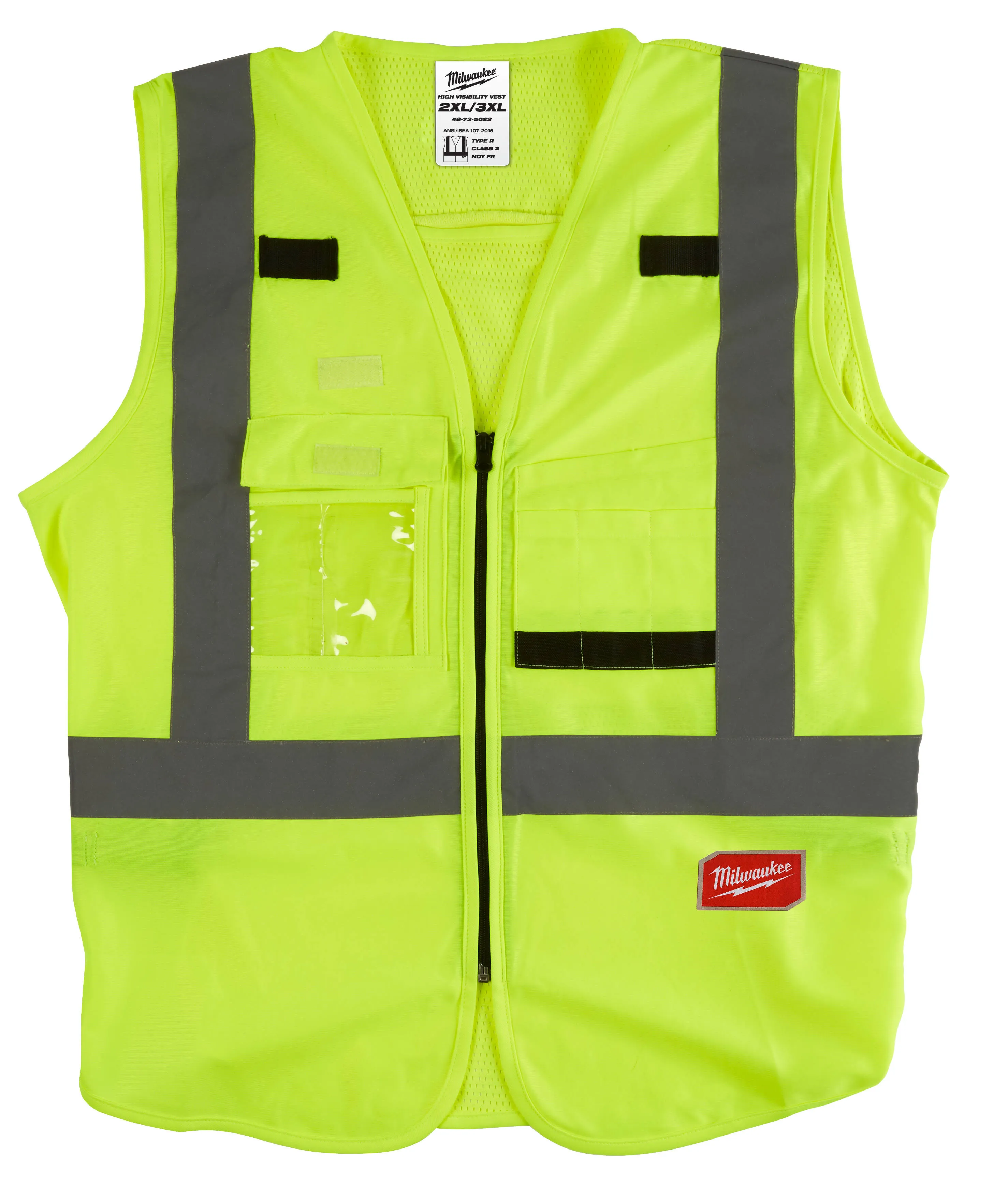 Milwaukee 48-73-5023 High Visibility Yellow Safety Vest - XXL/XXXL