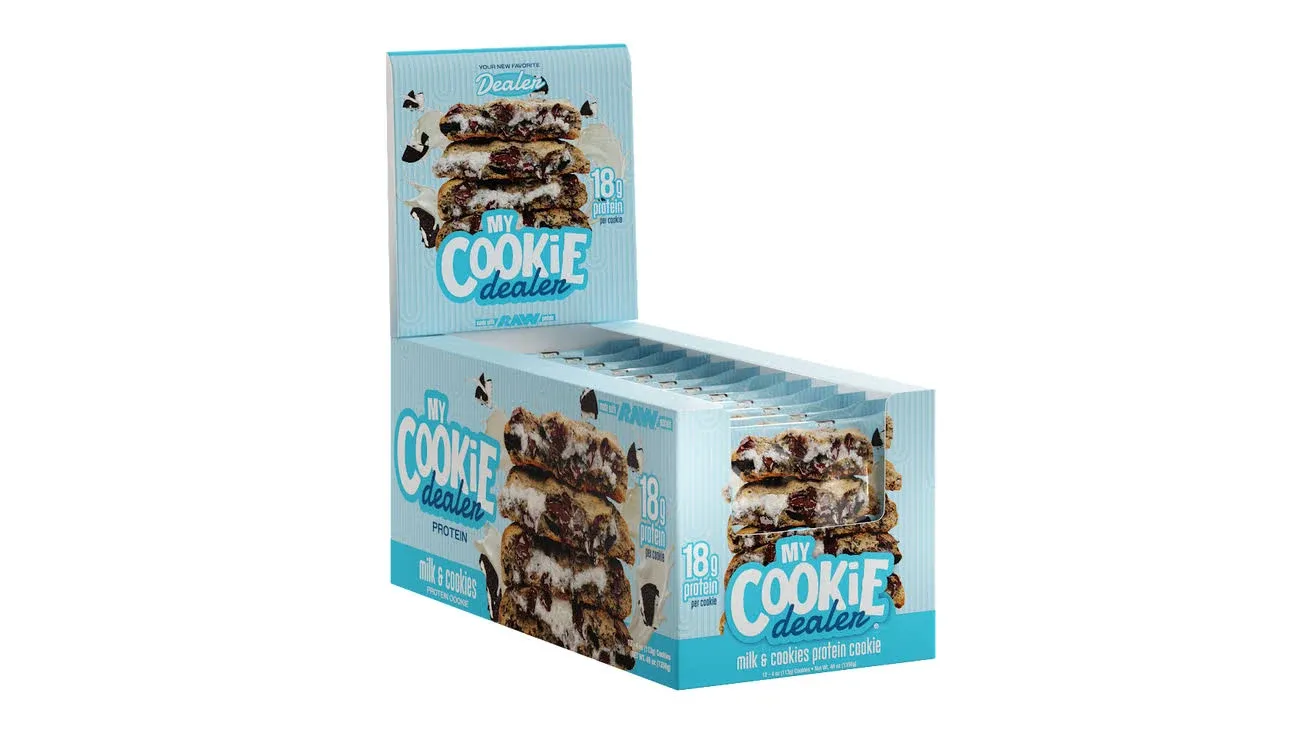 My Cookie Dealer Protein Cookie - Milk & Cookies (12 Cookies)