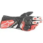 Alpinestars SP-8 V3 Gloves Black White Bright Red 3XL