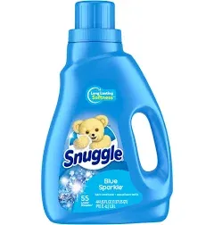 Blue Sparkle Snuggle Liquid Fabric Softener