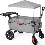 Ever Advanced Foldable Wagons for Two Kids & Cargo Collapsible Foldin