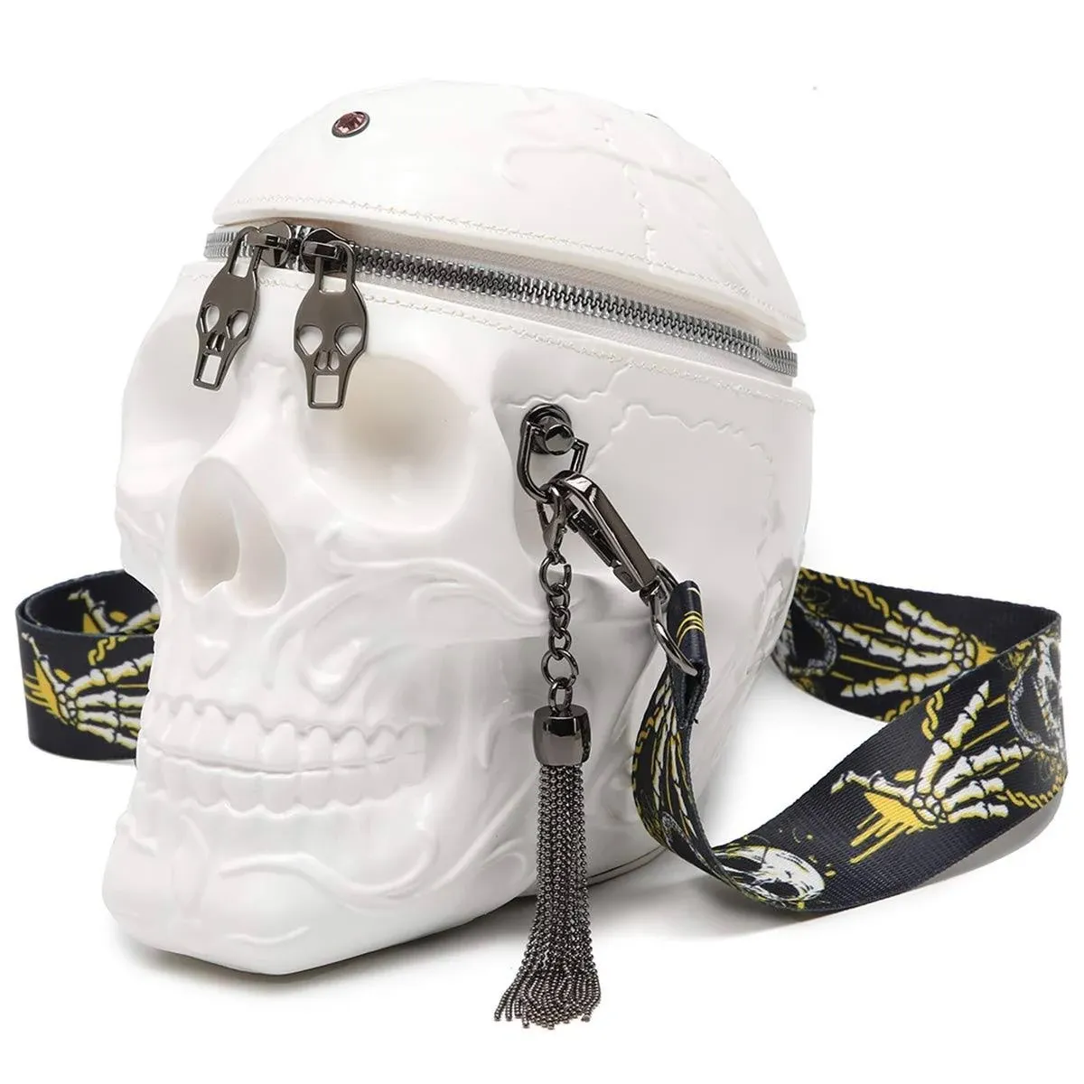 kiisy Skull Purses Handbags for Women Shoulder Bag,Skull Crossbody Purse Gothic ...