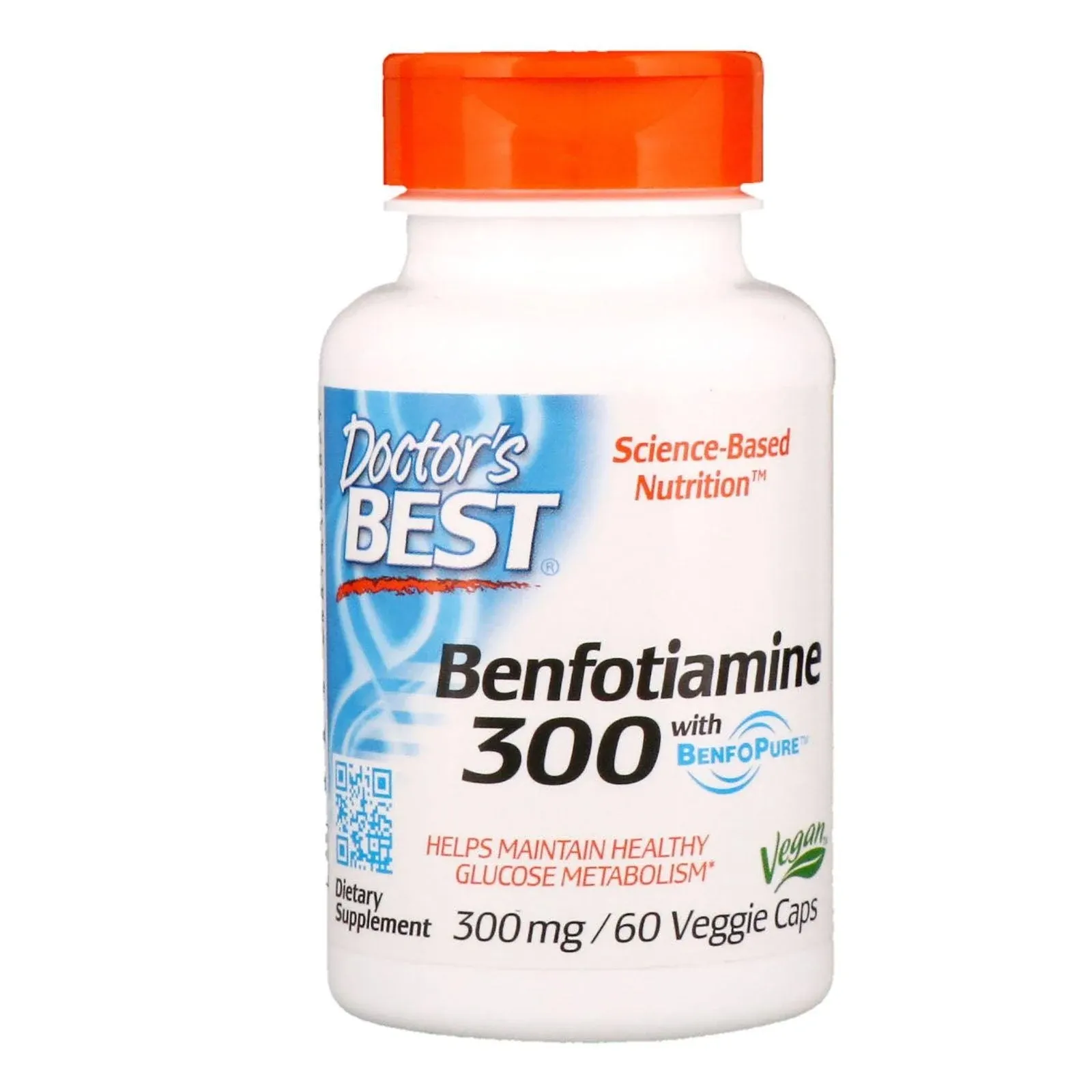 Doctor's Best Benfotiamine with BenfoPure 300mg