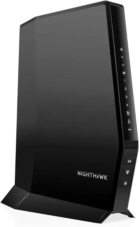 NETGEAR Nighthawk WiFi 6 Cable Modem Router CAX30-100NAR DOCSIS 3.1 - Black