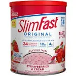 SlimFast Original Strawberries & Cream Meal Replacement Shake Mix