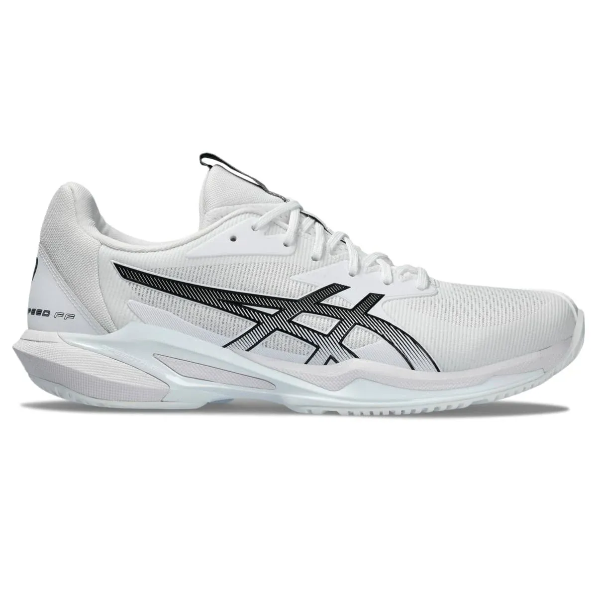 ASICS Men's Solution Speed FF 3 Tennis Shoes (White/Black)