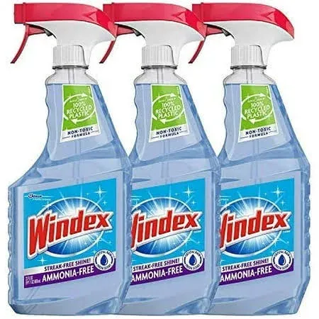 Windex Ammonia Free Crystal Rain Scent Glass Cleaner