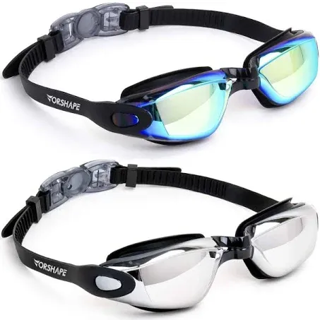 Swim Goggles Pack of 2 Swimming Goggle No Leaking Adult Men Women Youth