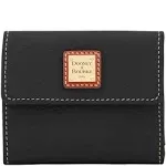 Dooney & Bourke Pebble Small Flap Wallet - Black