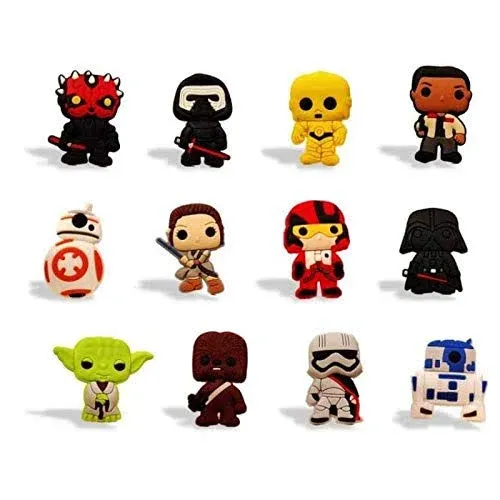 12 Pack 1" Star Wars Refrigerator Magnets Fridge Magnets