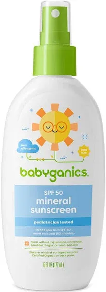 Babyganics SPF 50 Sunscreen Spray