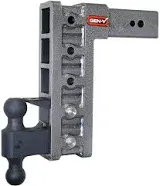 Gen-Y Mega Duty Shank Drop TW 32K Hitch w/GH-0161 Dual-Ball Pintle Lock