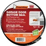 Frost King Rv9 Vinyl Replacement Garage Door Weather Seal, 2.75" x 10'