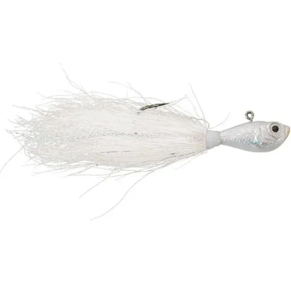 SPRO SBTJW-1 Prime Bucktail Jig, 1-Ounce, White