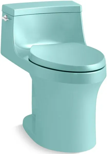 Kohler K-5172 San Souci 1.28 GPF Elongated One-Piece Comfort Height Toilet with White