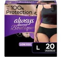 Always Discreet Boutique Incontinence Underwear