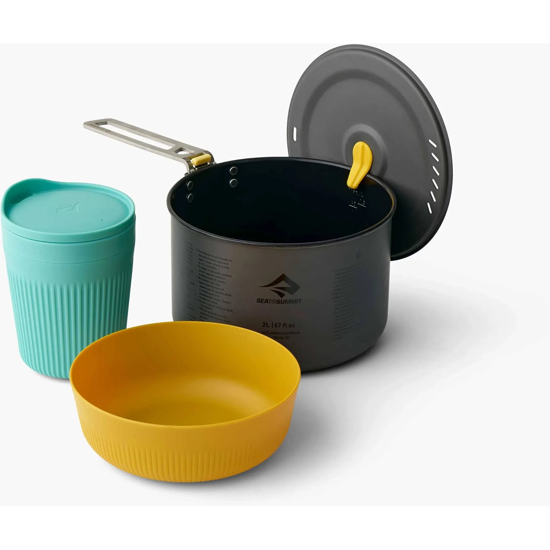 Sea to Summit Frontier Ultralight One Pot Cook Set (1 Person, Medium 3 Piece)