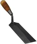 W.Rose 8" x 2" MARGIN Trowel with Leather Handle RO58-8L