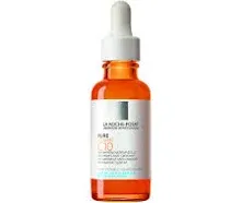 LA ROCHE POSAY 10% PURE VITAMIN C ANTI - WRINKLE SERUM 30ML- FREE SHIPPING