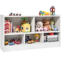 Costway 5-Cube 2-Shelf Kids Storage Cabinet