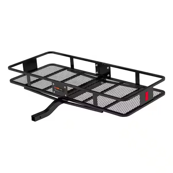 500 lb. Capacity 60 in. x 24 in. Black Steel Basket Hitch Cargo Carrier (Fixed 2 in. Shank)