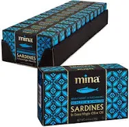 Mina Sardines in Extra Virgin Olive Oil Skinless & Boneless