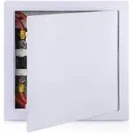 PNKKODW Plumbing Access Panel for Drywall 12 x 12 inch Plastic Access Door Removable Wall Access Panel Ceiling Reinforced Hinged